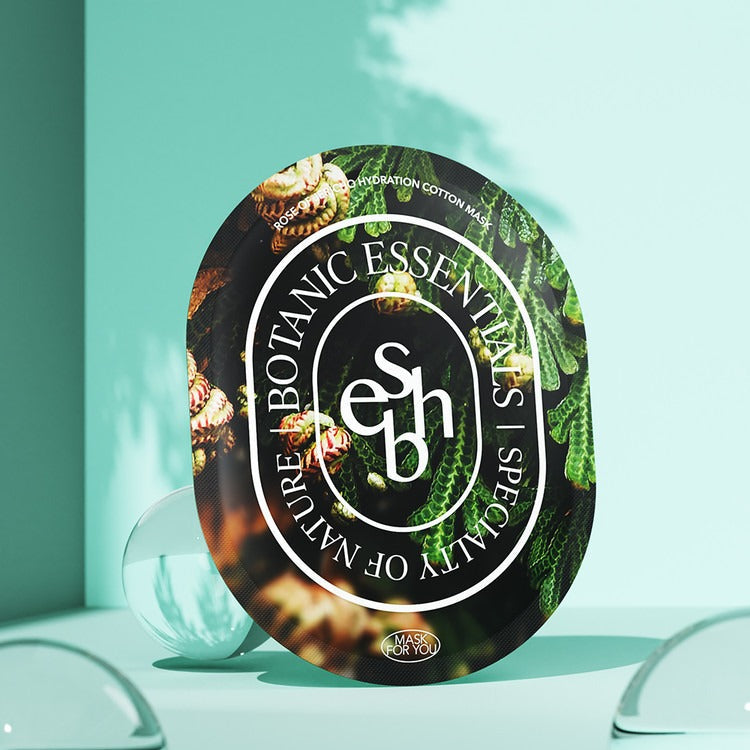 ESSENHERB  Rose of Jericho Hydration Cotton Mask 5EA