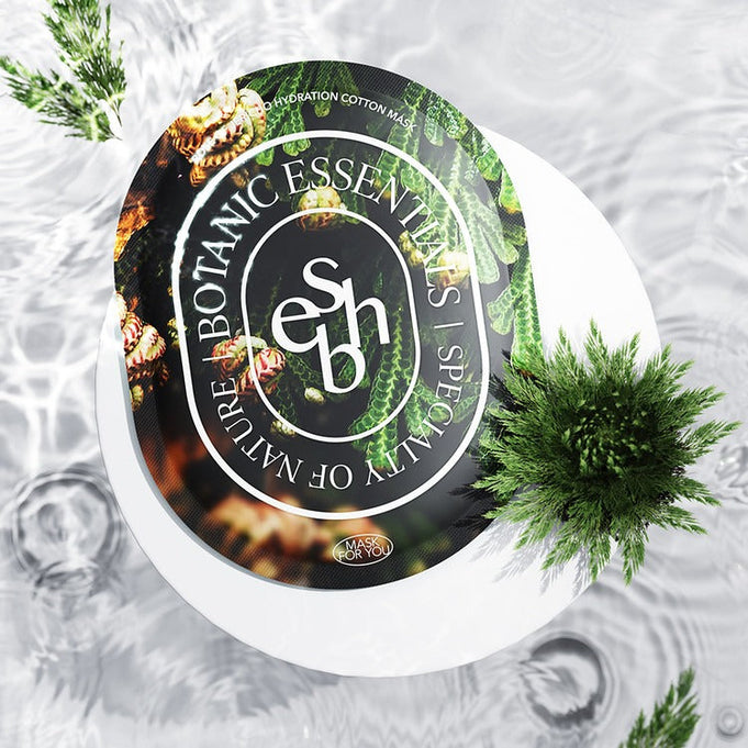 ESSENHERB  Rose of Jericho Hydration Cotton Mask 5EA