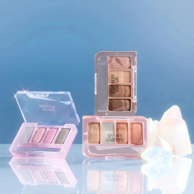 ETUDE Play Color Eyes Mini [Jamstone New Year Collection] eye shadow palette with gem-inspired shades.