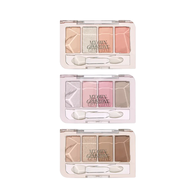 ETUDE Play Color Eyes Mini [Jamstone New Year Collection] eyeshadow palettes featuring various shades in compact packaging.