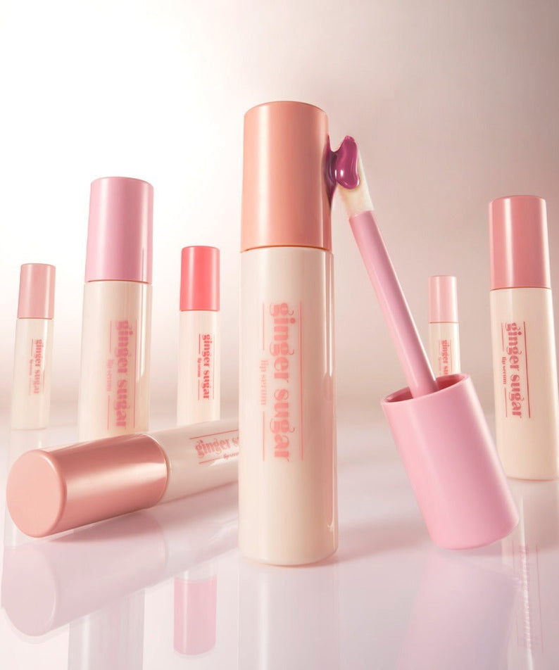 ETUDE Ginger Sugar Lip Serum 13g tubes with applicator; hydrating lip serum for smooth lips.