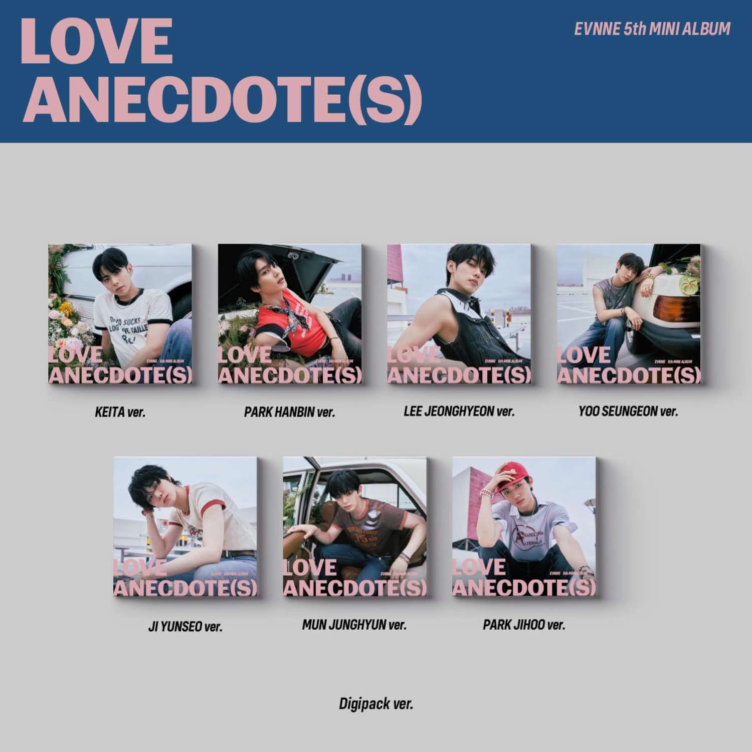 EVNNE - [LOVE ANECDOTE(S)] (Digipack ver.)(Random 1 of 7) -  | Kool Seoul - Buy Kpop Albums Online