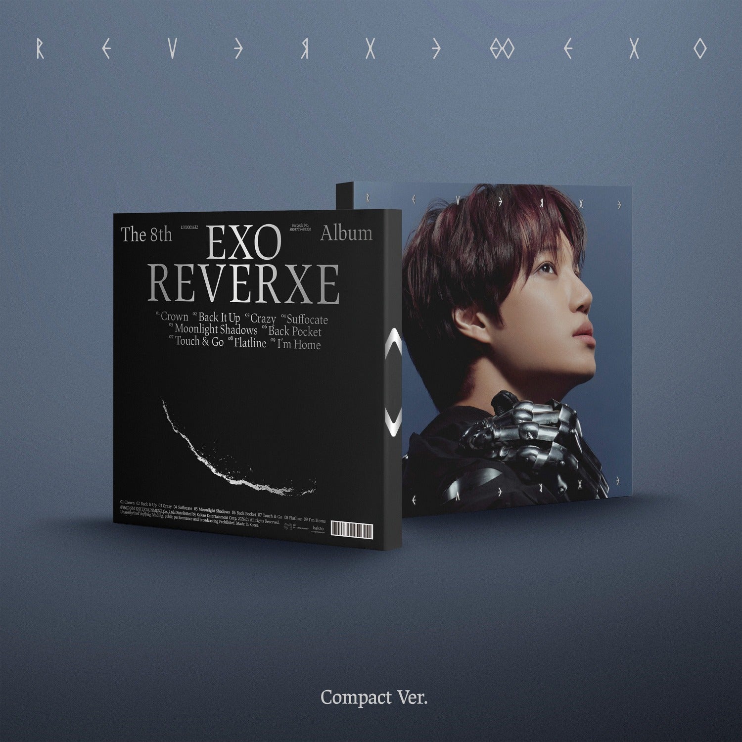 EXO - 8th Album [REVERXE] (Compact Ver.) (Random 1 of 6) - K | Kool Seoul - Buy Kpop Albums Online