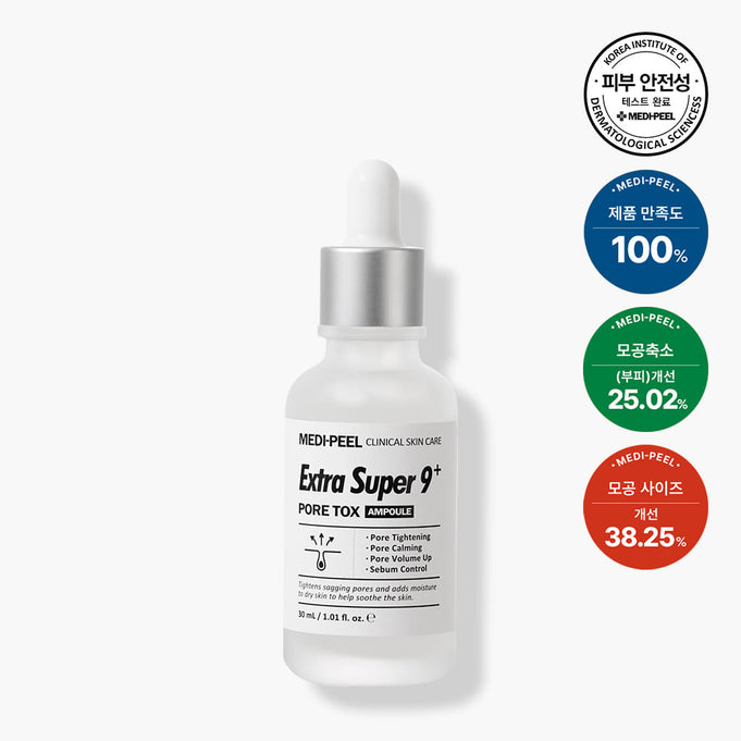 MEDIPEEL Extra Super 9+ Pore Tox Ampoule 30ml | Kool Seoul