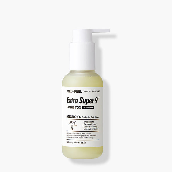 MEDIPEEL Extra Super 9+ Pore Tox Cleanser 120ml available on Koolseoul.com, your Korean Eshop from Seoul !