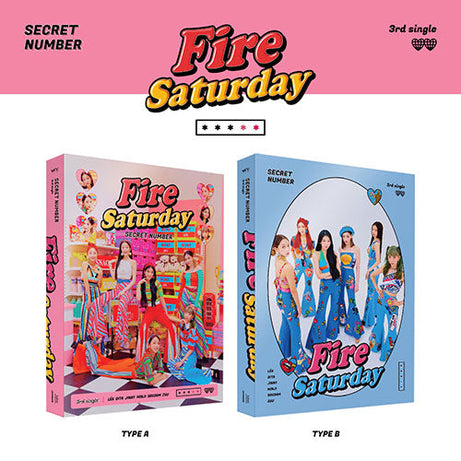 SECRET NUMBER FIRE SATURDAY 3th Single Album on sales on our Website !