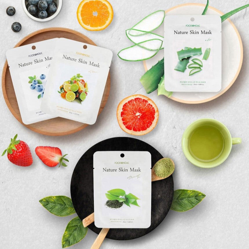 パック・フェイスマスク FOODOHOLIC Nature Skin Mask FOODAHOLIC Nature Skin Mask 1+1 at Koolseoul – Kool Seoul