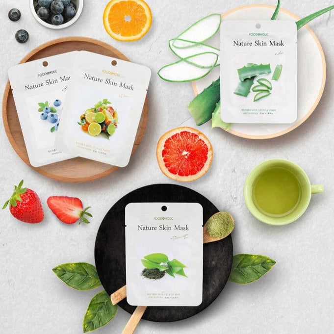 FOODAHOLIC Nature Skin Mask 1+1 | Kool Seoul