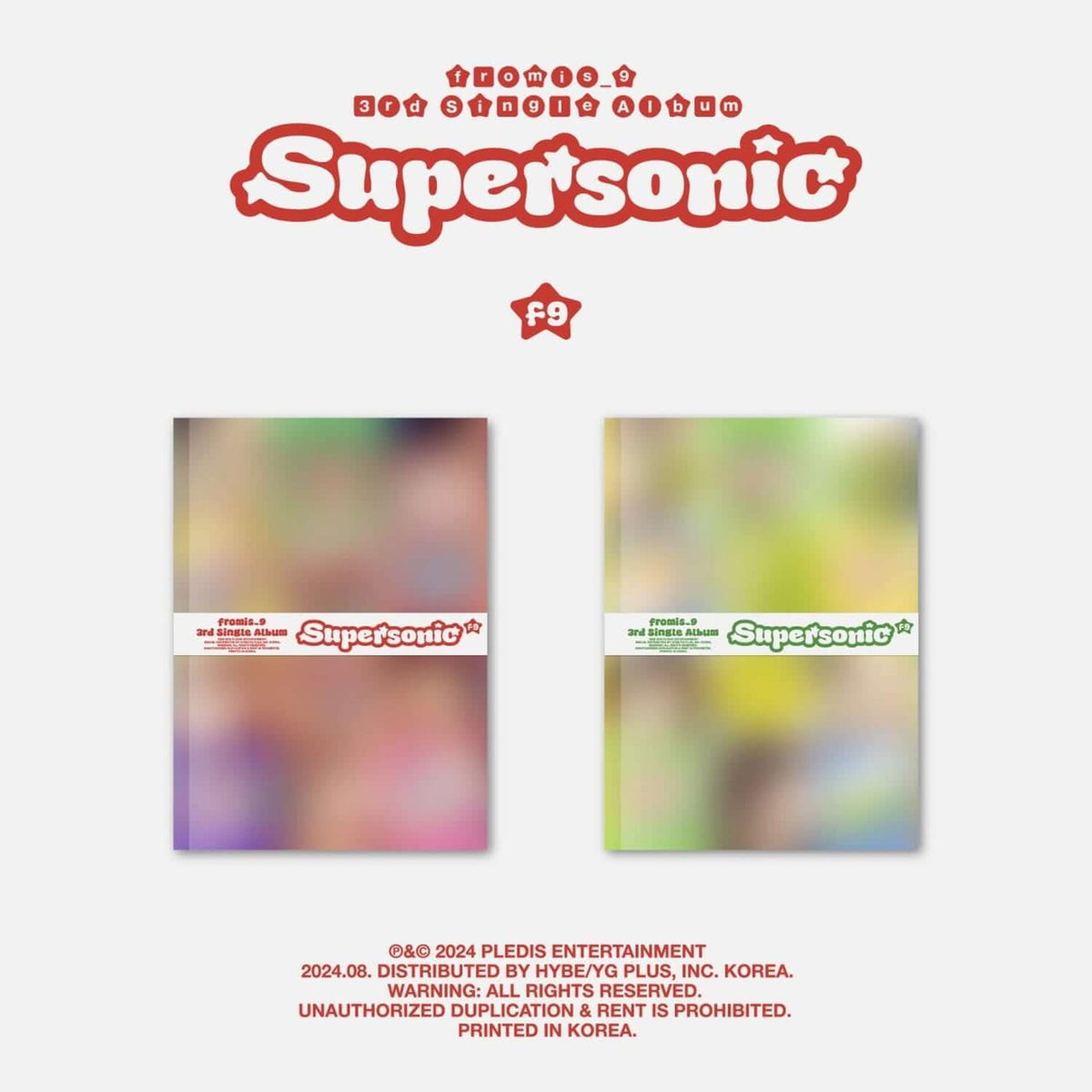 FROMIS_9 - 3rd Single Album [Supersonic] (Set of 2) - Kpop A | Kool Seoul - Buy Kpop Albums Online