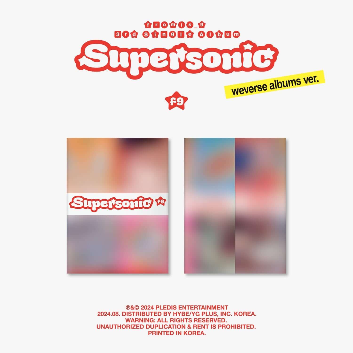 FROMIS_9 - 3rd Single Album [Supersonic] weverse albums ver. | Kool Seoul - Buy Kpop Albums Online