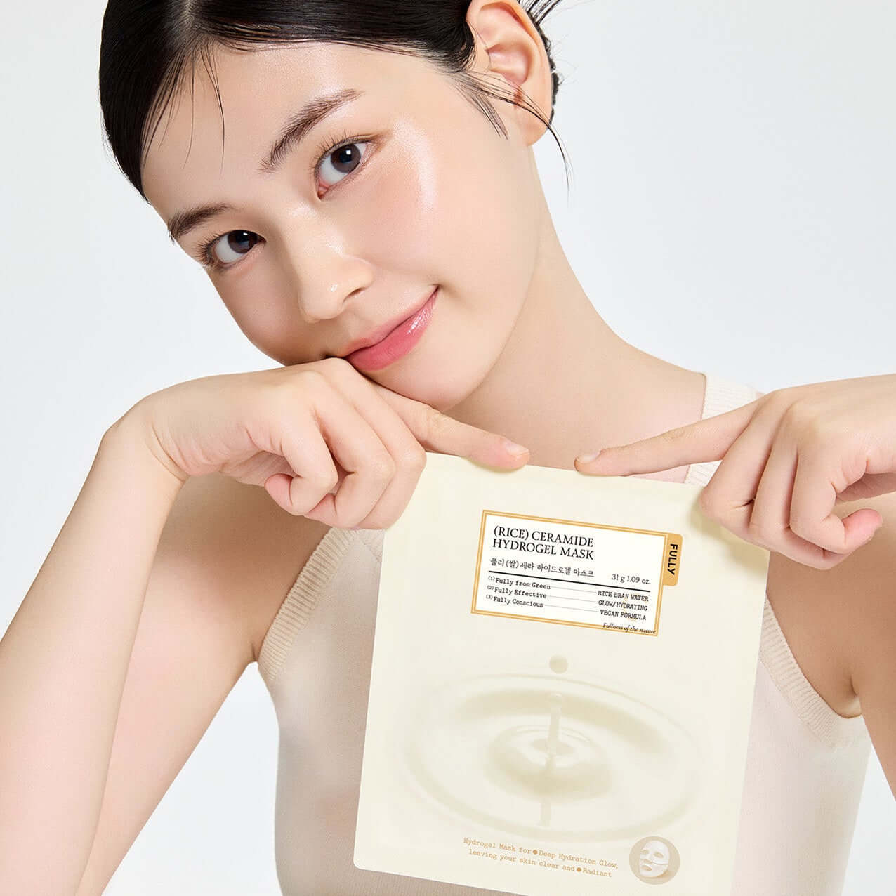Fully Rice Cera Hydrogel Mask