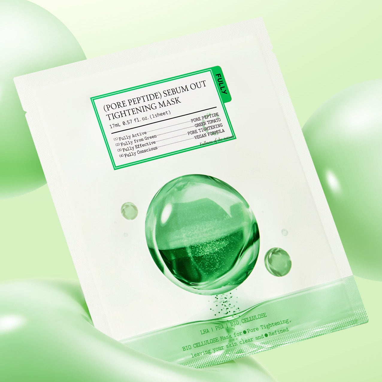 Fully Pore Peptide Sebum Out Tightening Mask 4ea