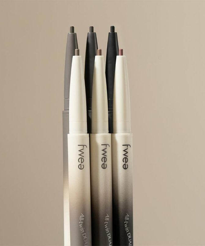 FWEE Oltime Dual Liner in assorted shades, showcasing sleek eyeliner design for precise application.