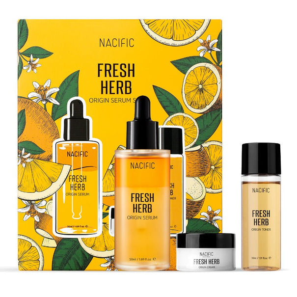 NACIFIC Fresh Herb Origin Special Set (Serum+Toner+Cream) available on Koolseoul.com, your Korean Eshop from Seoul !