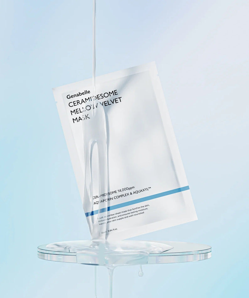 GENABELLE Ceramidsome Mellow Velvet Mask 5ea product packaging design