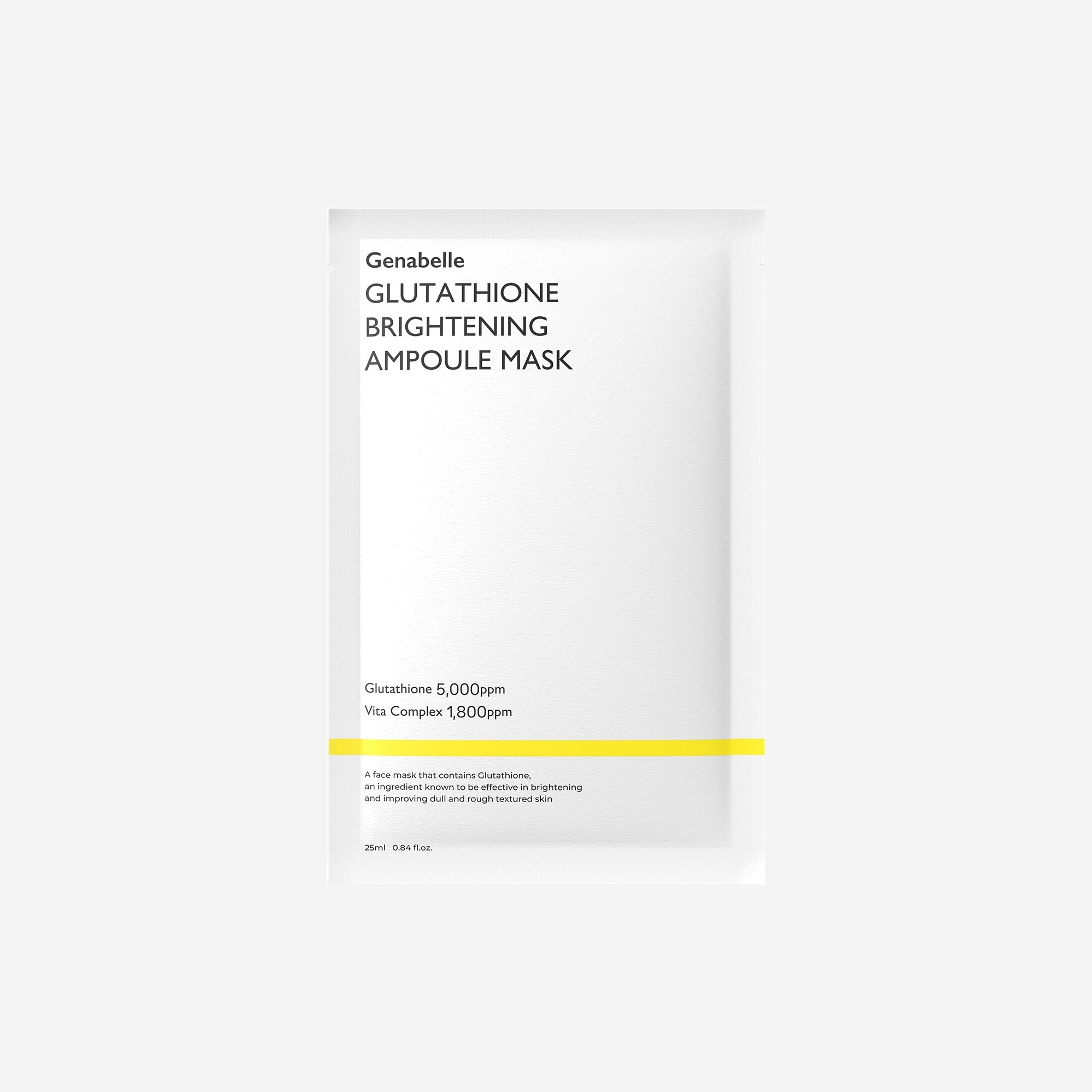 GENABELLE Glutathione Brightening Ampoule Mask 5ea