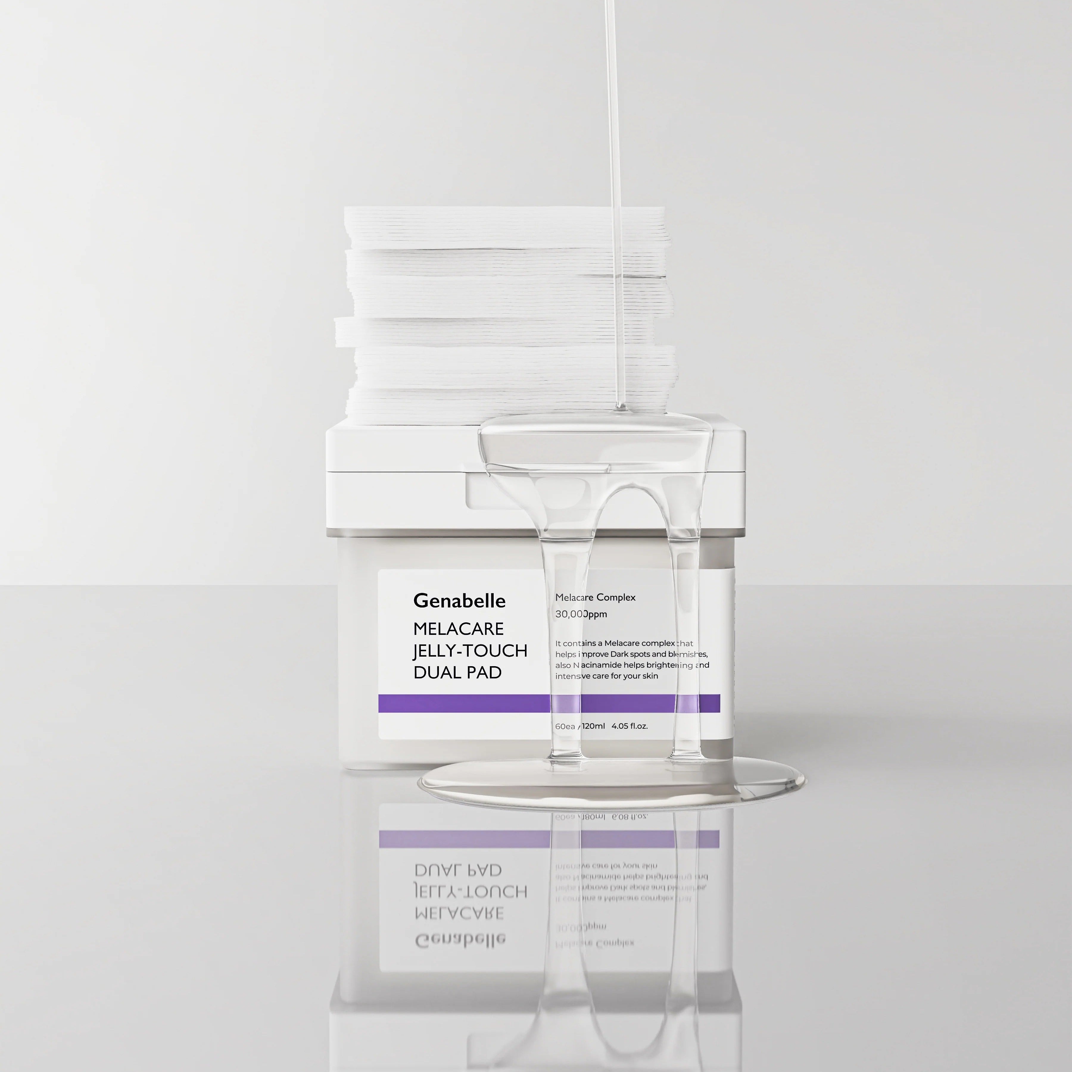 GENABELLE Melacar Jelly Touch Dual Pad 60ea