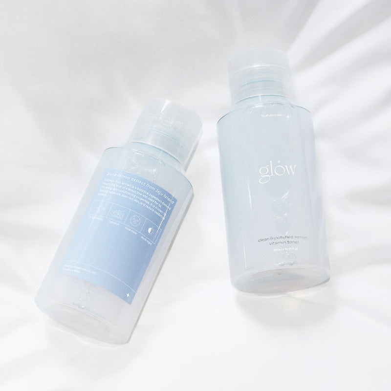 GLOW Clean & Polished Lemon Vitamin Toner 300ml | Kool Seoul