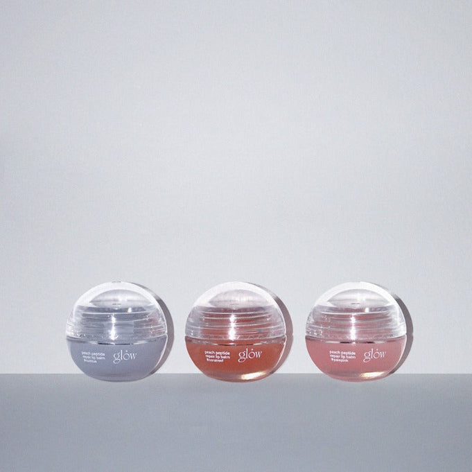 GLOW Peach Peptide Repair Lip Balm 8g | Kool Seoul