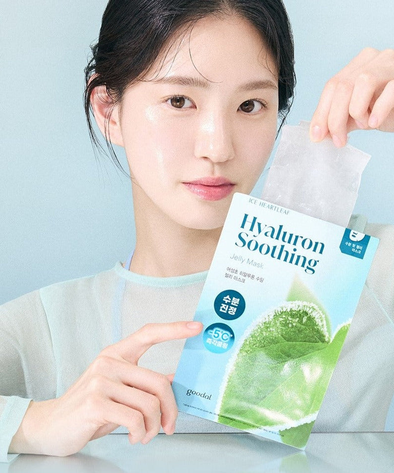 GOODAL Ice Heartleaf Hyaluron Jelly Mask | Kool Seoul