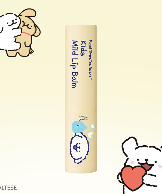 GOONGBE Kids Mild Lip Balm 3.3g [Palace Secret x Maltese] with cute cartoon characters