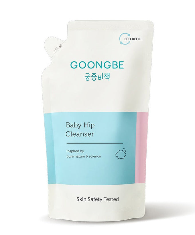 GOONGBE Palace Secret Baby Hip Cleanser Refill Pouch 250ml standing against white background