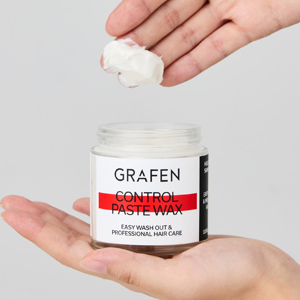Alt Tag: GRAFEN Control Paste Wax 100ml 남성용 수제 머리왁스, Gentleman Korea 수입 한국 스킨케어 브랜드