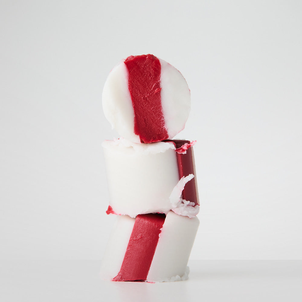 GRAFEN Triple Lip Handsome Lip 4.3g - Gentleman Korea men’s lip balm product image showing stacked red-and-white lip balm pieces