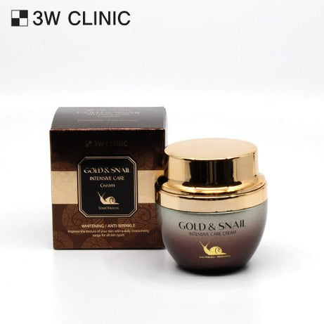 3W CLINIC Gold &amp; Snail Intensive Care Cream 55g