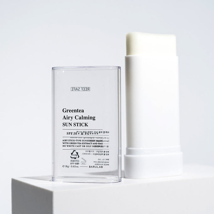 BARULAB Greentea Airy Calmimg Sun Stick | Kool Seoul
