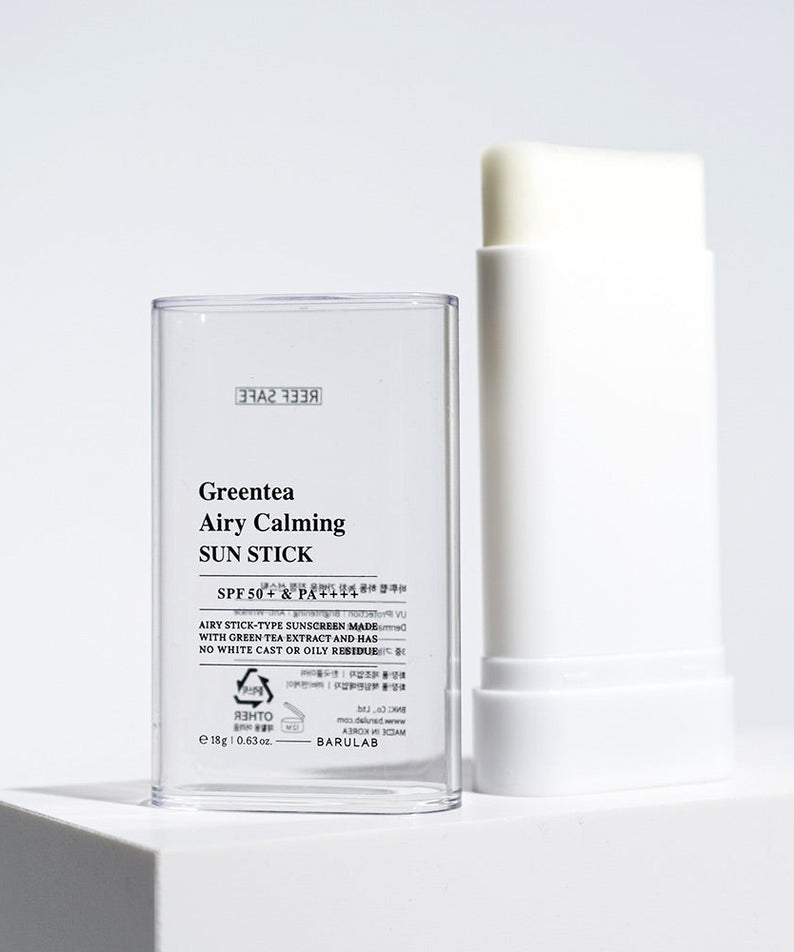BARULAB Greentea Airy Calmimg Sun Stick | Kool Seoul