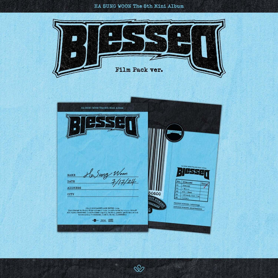 ハ・ソンウン - 8th Album Blessed [Film Pack Ver.] [Mini Cd-R] - Kpop Album