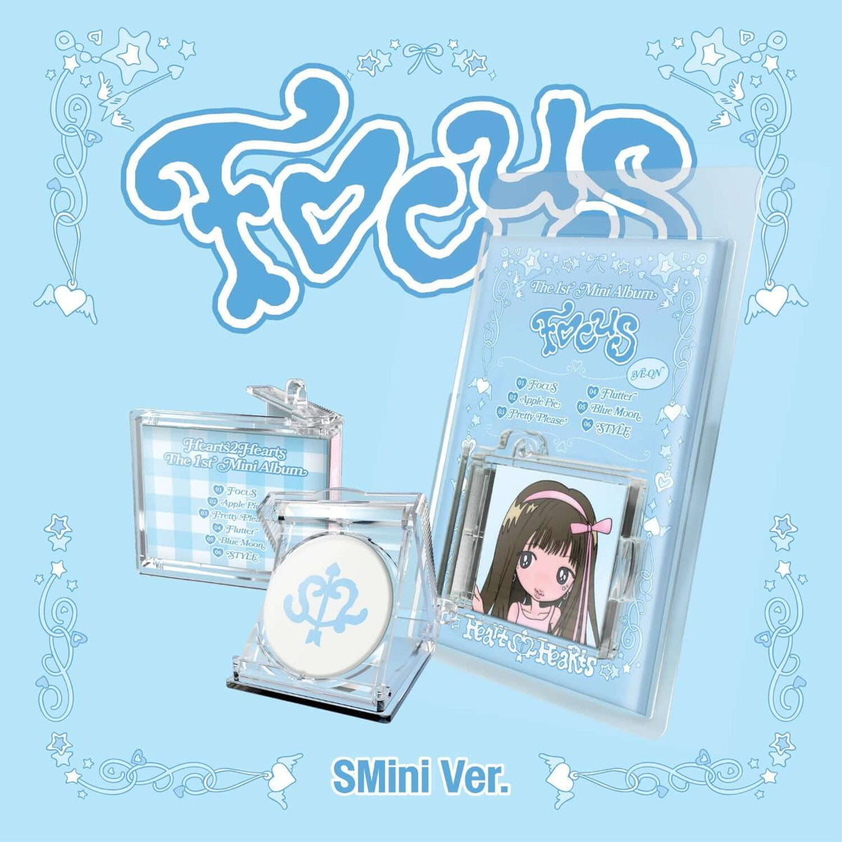 HEARTS2HEARTS - 1st Album [FOCUS] (SMini Ver.)(Smart Album)  | Kool Seoul - Buy Kpop Albums Online