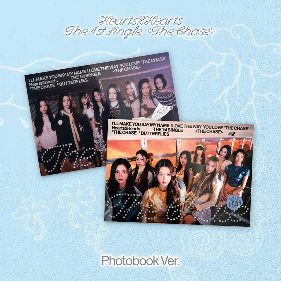 Hearts2hearts - 1st Album [The Chase] (Photobook Ver.) (全2種よりランダム1種) - Kpop アルバム