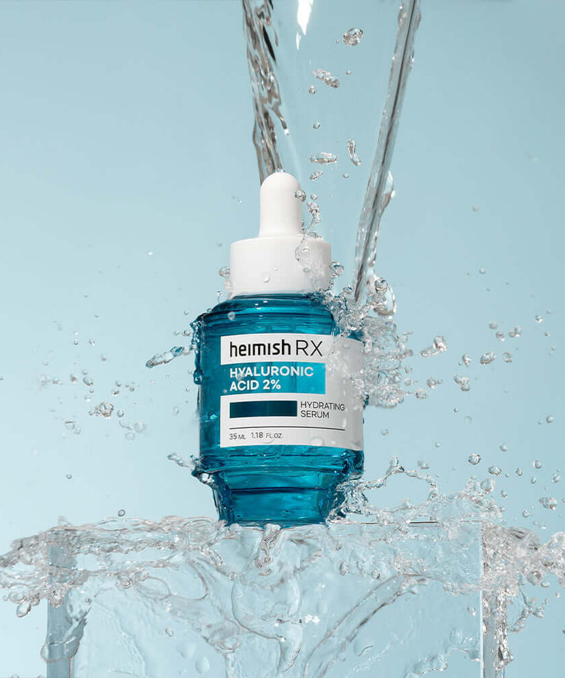 HEIMISH RX Hyaluronic Acid Hydrating Serum 35ml product image with water splash effect
