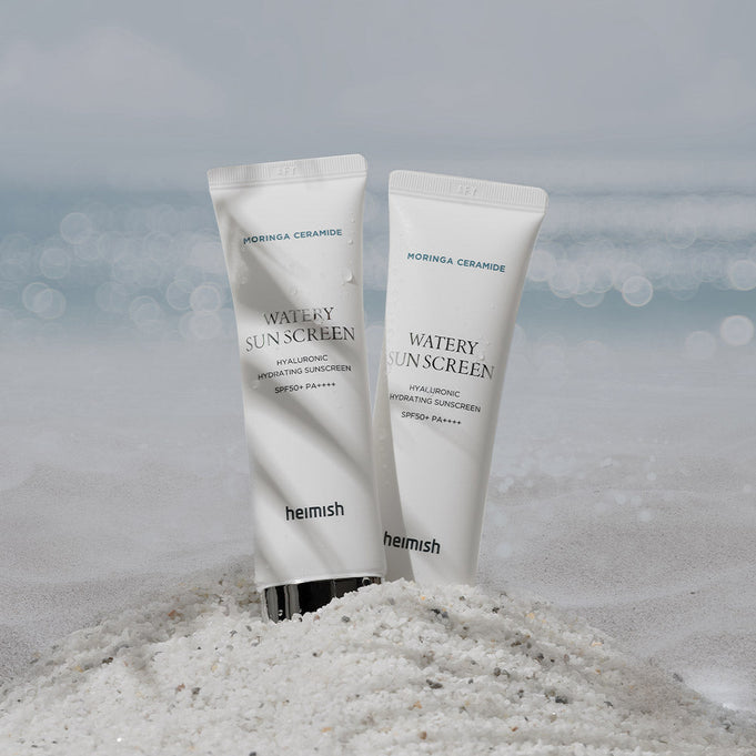 HEIMISH Moringa Ceramide Hyaluronic Hydrating Watery Sunscreen 50ml | Kool Seoul