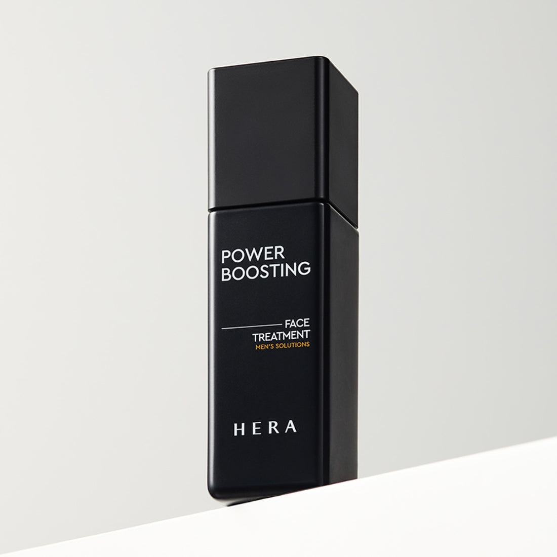 HERA Powder Boosting Face Treatment 110ml bottle on white background for Gentleman Korea men’s skincare