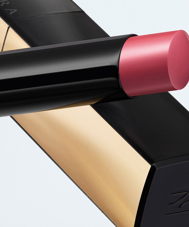 HERA Rouge Clasyy 3.5g lipstick in elegant gold and black packaging