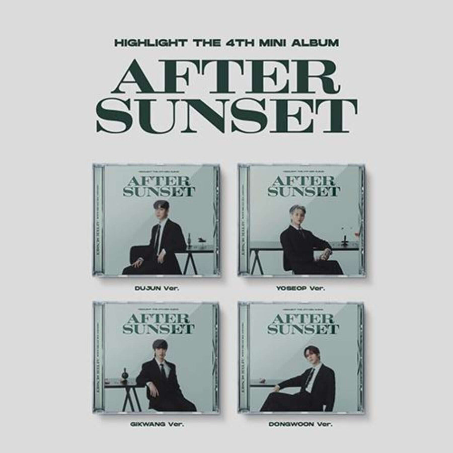 Highlight - The 4th Mini Album [After Sunset] (Jewel Ver.) (全4種よりランダム1種) - Kpop アルバム