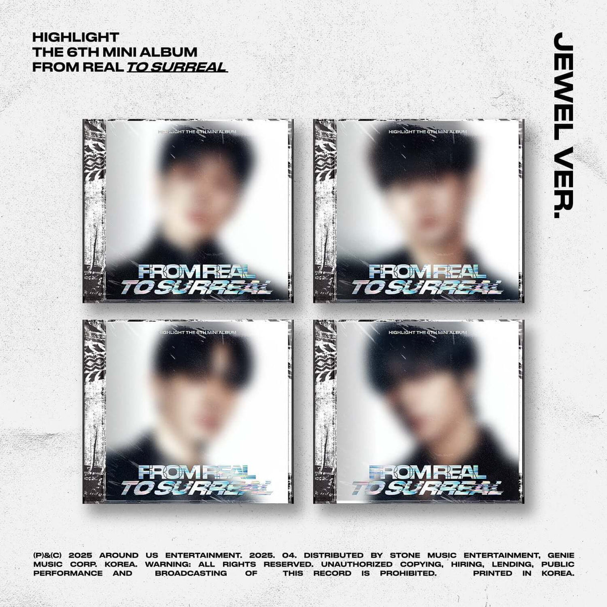 HIGHLIGHT - The 6th MINI ALBUM [From Real to Surreal] (JEWEL | Kool Seoul - Buy Kpop Albums Online