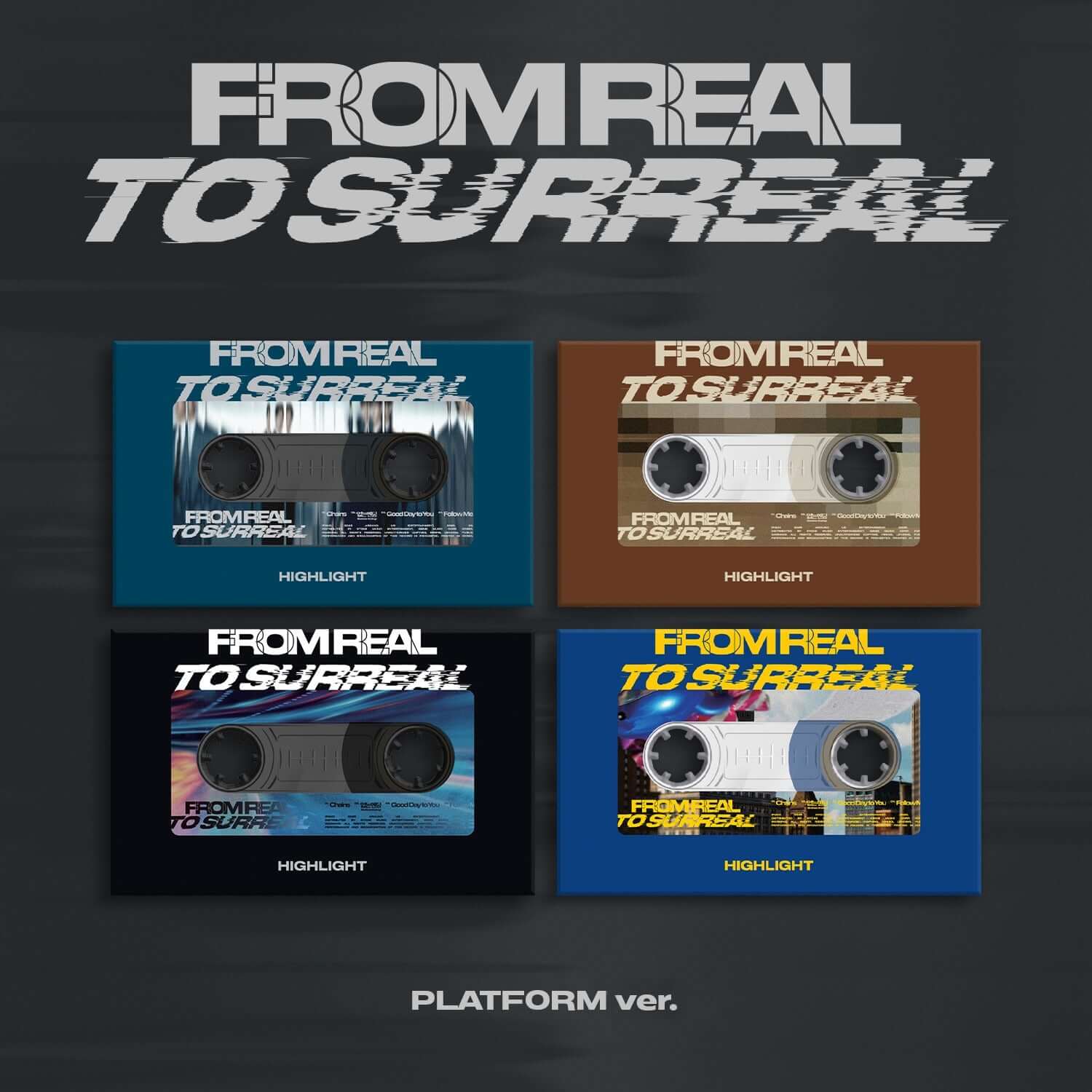 HIGHLIGHT - The 6th MINI ALBUM [From Real to Surreal] (PLATF | Kool Seoul - Buy Kpop Albums Online