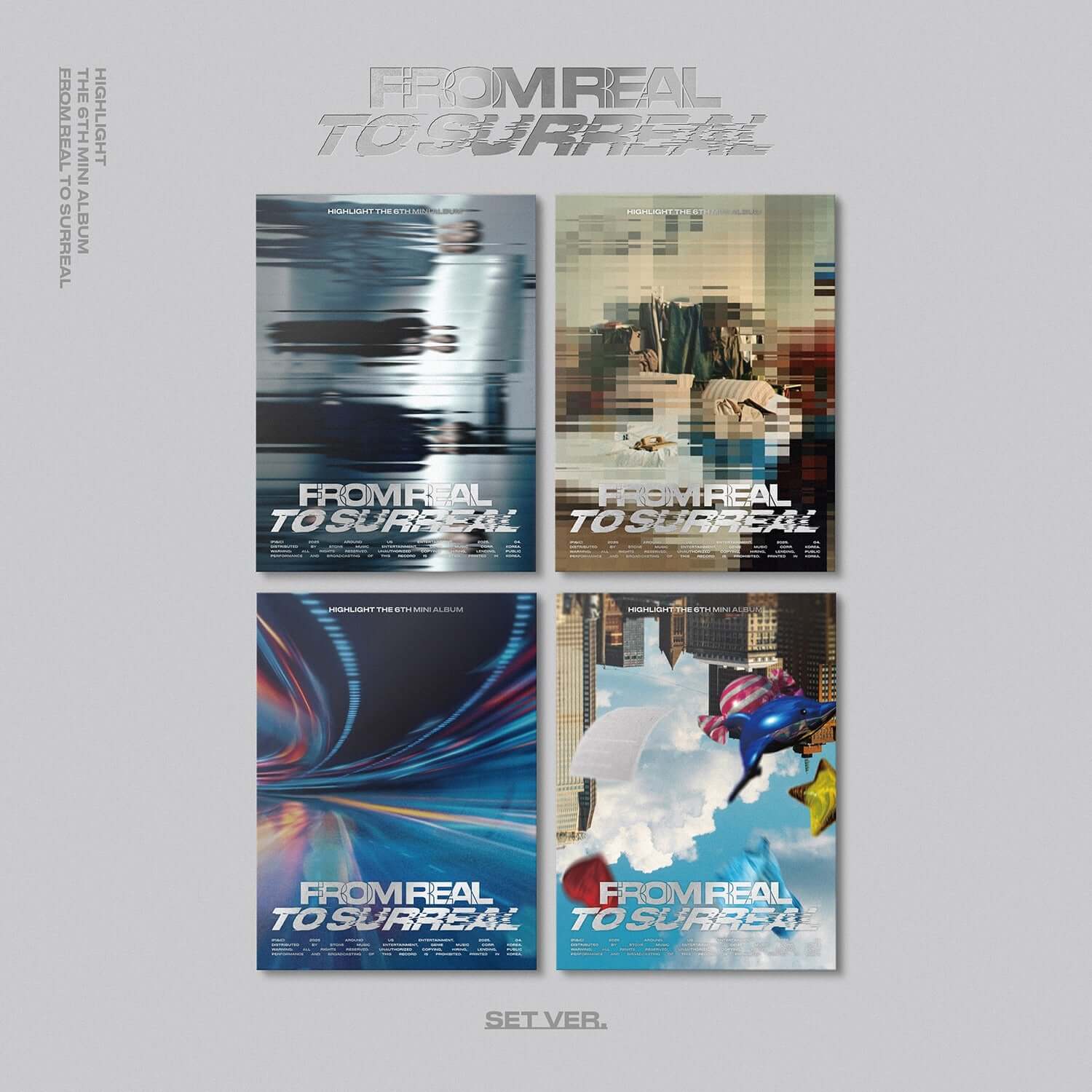HIGHLIGHT - The 6th MINI ALBUM [From Real to Surreal] (Rando | Kool Seoul - Buy Kpop Albums Online