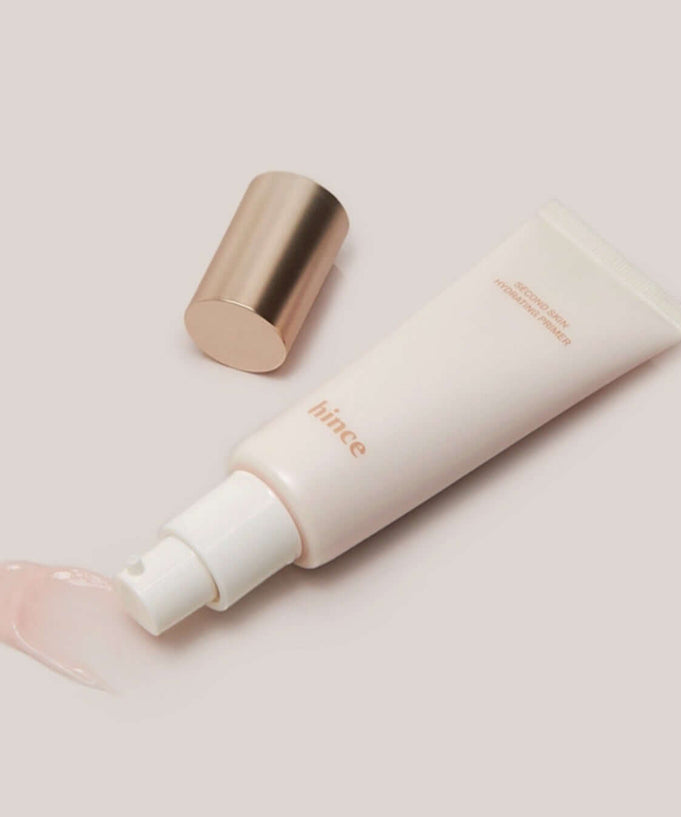 HINCE Second Skin Hydrating Primer tube with cap