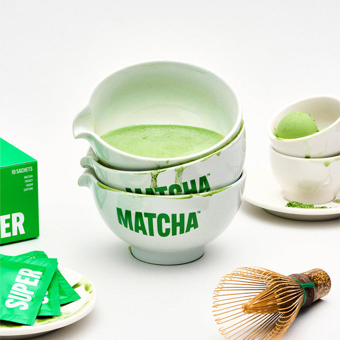 HIT THE TEA Super Matcha Caremony Set (Cha Seon+Cha Wan+Pure 10) with matcha bowl and whisk