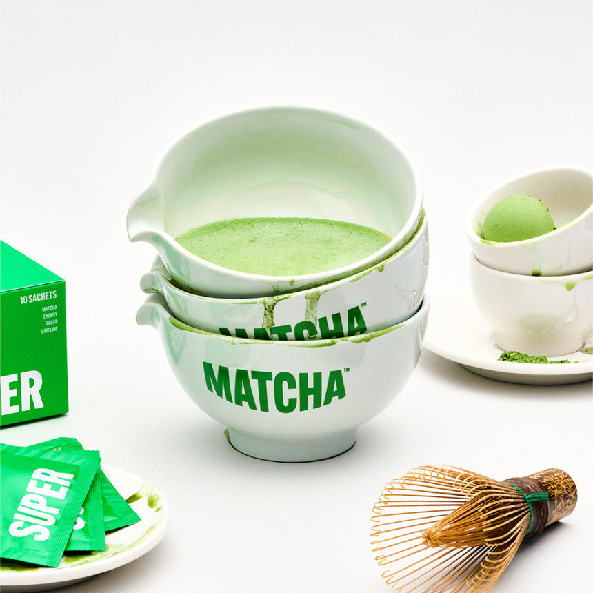 HIT THE TEA Super Matcha Caremony Set (Cha Seon+Cha Wan+Pure 10) with matcha bowl and whisk