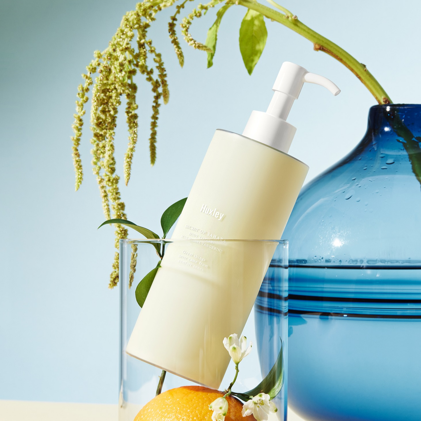 HUXLEY Body Lotion Blue Madina Tangerine disponible sur Ma petite Coree, ton Eshop 100% K-beauty en direct de Seoul