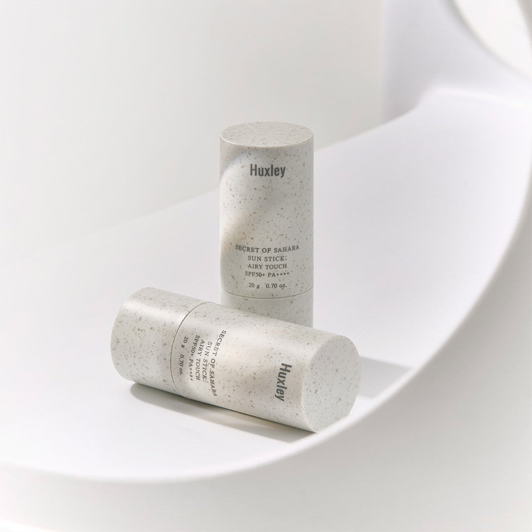 HUXLEY Sun Stick Airy Touch 20g in stylish packaging for sun protection and skincare.