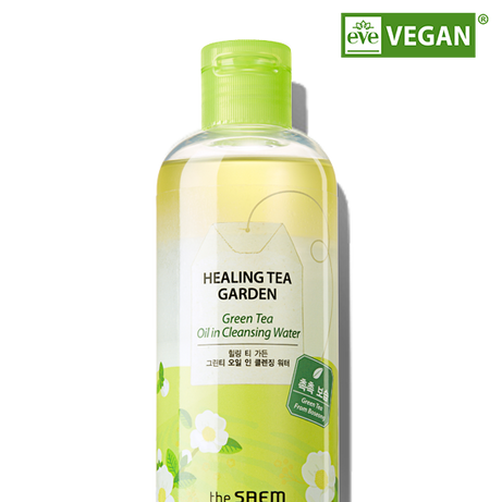 THE SAEM  Healing Tea Garden Green Tea Oil In Cleansing Water 300ml