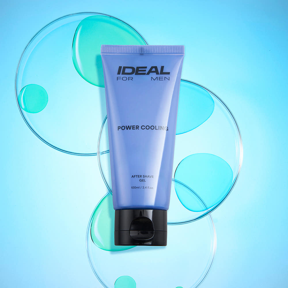 IDEAL FOR MEN Power Cooling Gel 100ml - Gentleman Korea cooling aftershave gel for men, soothing and refreshing skincare