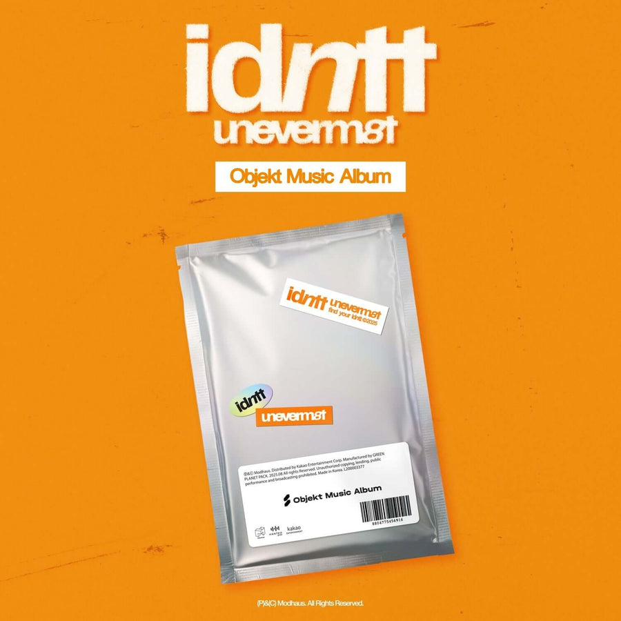 Idntt - [Unevermet]（Objekt Music Albumバージョン） - Kpopアルバム